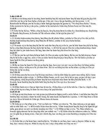 Bible Memorization